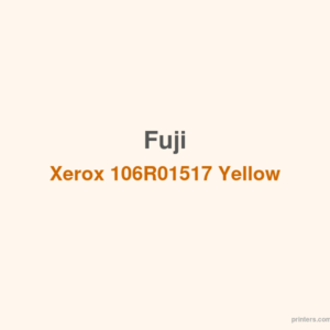 Fuji Xerox 106R01517 Yellow Toner Cartridge - 香港原裝行貨 Printers.com.hk