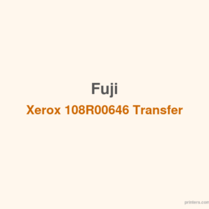 Fuji Xerox 108R00646 Transfer Roller - 香港原裝行貨 Printers.com.hk