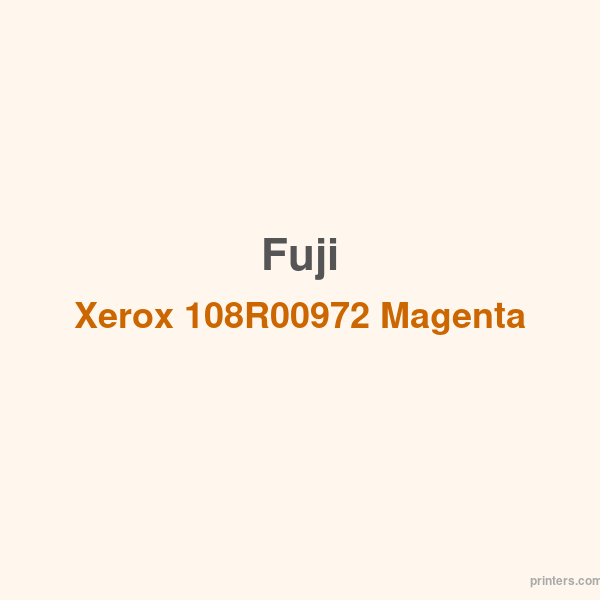 Fuji Xerox 108R00972 Magenta Imaging Unit - 香港原裝行貨 Printers.com.hk