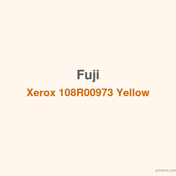 Fuji Xerox 108R00973 Yellow Imaging Unit - 香港原裝行貨 Printers.com.hk
