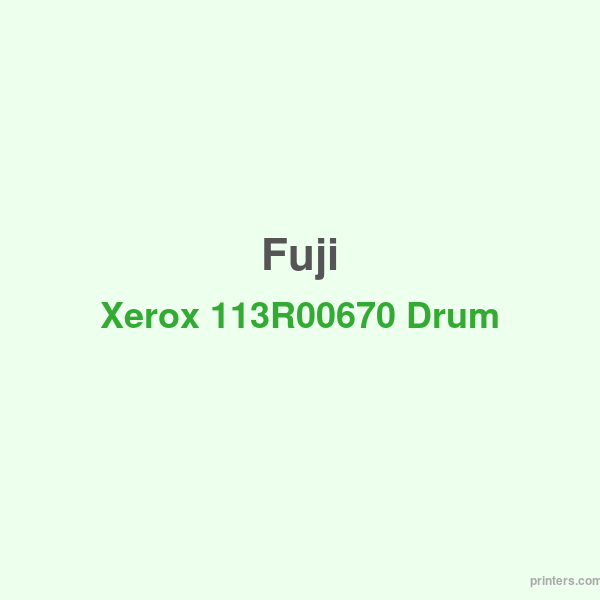 Fuji Xerox 113R00670 Drum - 香港原裝行貨 Printers.com.hk