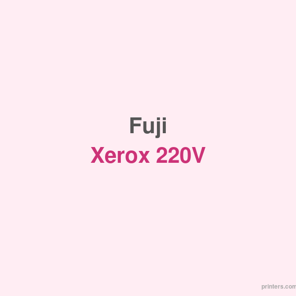 Fuji Xerox CWAA0718 Maintenance Kit (220V) - 香港原裝行貨 Printers.com.hk