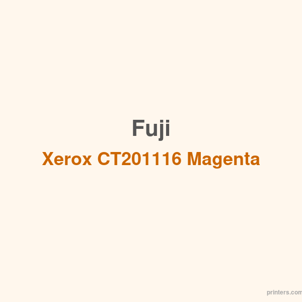 Fuji Xerox CT201116 Magenta Toner - 香港原裝行貨 Printers.com.hk