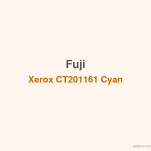Fuji Xerox CT201161 Cyan Toner Cartridge - 香港原裝行貨 Printers.com.hk