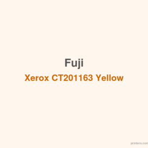 Fuji Xerox CT201163 Yellow Toner Cartridge - 香港原裝行貨 Printers.com.hk