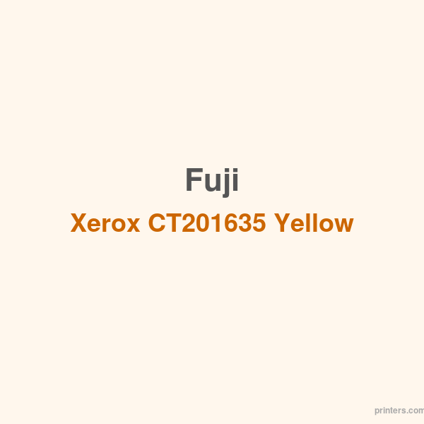 Fuji Xerox CT201635 Yellow toner - 香港原裝行貨 Printers.com.hk
