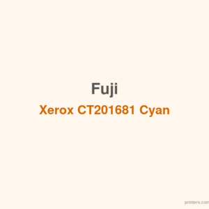 Fuji Xerox CT201681 Cyan Toner - 香港原裝行貨 Printers.com.hk