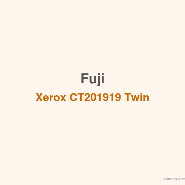 Fuji Xerox CT201919 Twin Pack Print Cartridge - 香港原裝行貨 Printers.com.hk
