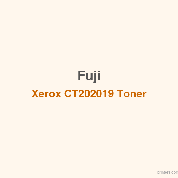 Fuji Xerox CT202019 Toner Cartridge (C) - 香港原裝行貨 Printers.com.hk