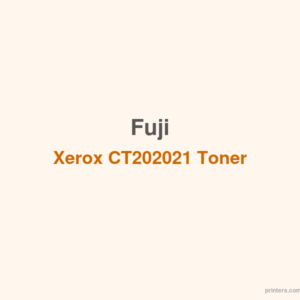 Fuji Xerox CT202021 Toner Cartridge (Y) - 香港原裝行貨 Printers.com.hk