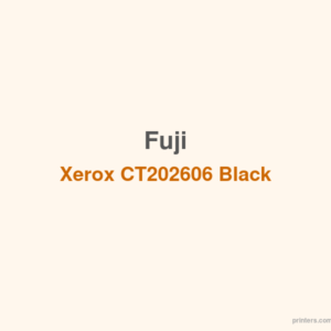 Fuji Xerox CT202606 Black toner - 香港原裝行貨 Printers.com.hk