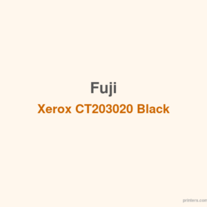 Fuji Xerox CT203020 Black Toner Cartridge - 香港原裝行貨 Printers.com.hk