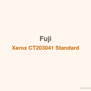 Fuji Xerox CT203041 Standard Toner Cartridge (K) 7K - 香港原裝行貨 Printers.com.hk