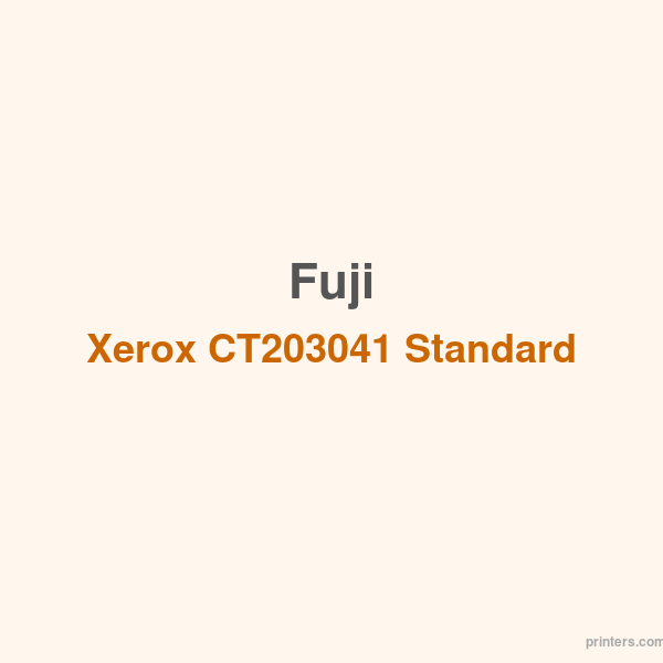 Fuji Xerox CT203041 Standard Toner Cartridge (K) 7K - 香港原裝行貨 Printers.com.hk