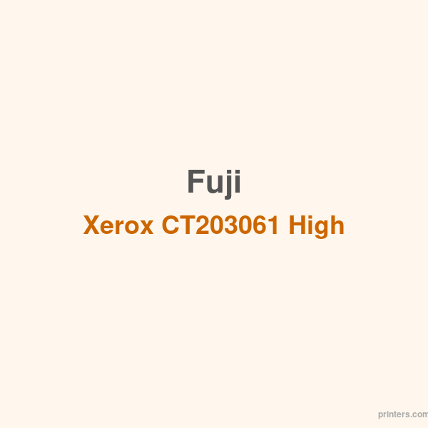 Fuji Xerox CT203061 High Cap Toner Cartridge (K) 16K - 香港原裝行貨 Printers.com.hk