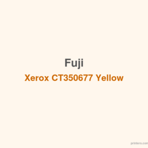 Fuji Xerox CT350677 Yellow High Capacity Print Cartridge - 香港原裝行貨 Printers.com.hk