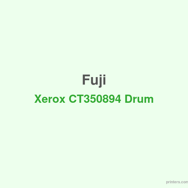 Fuji Xerox CT350894 Drum Cartridge - 香港原裝行貨 Printers.com.hk