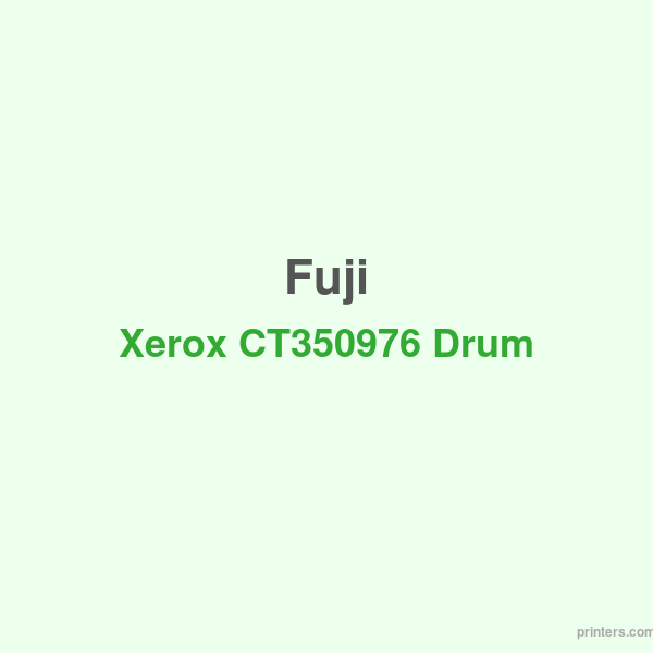 Fuji Xerox CT350976 Drum Cartridge - 香港原裝行貨 Printers.com.hk