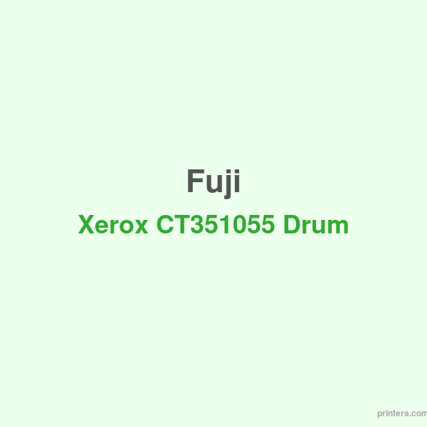 Fuji Xerox CT351055 Drum Cartridge - 香港原裝行貨 Printers.com.hk