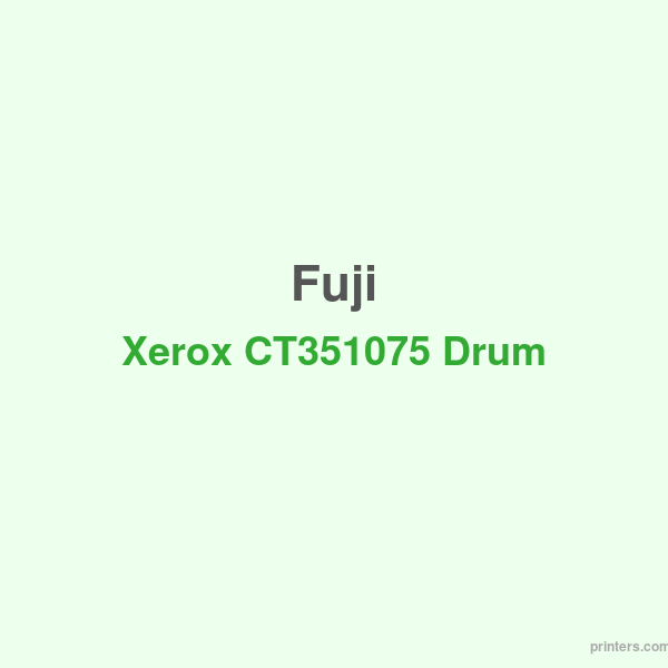 Fuji Xerox CT351075 Drum cartridge - 香港原裝行貨 Printers.com.hk