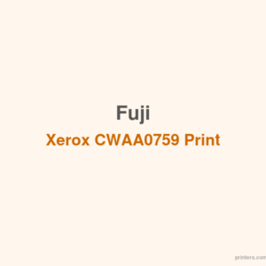 Fuji Xerox CWAA0759 Print Cartridge - 香港原裝行貨 Printers.com.hk