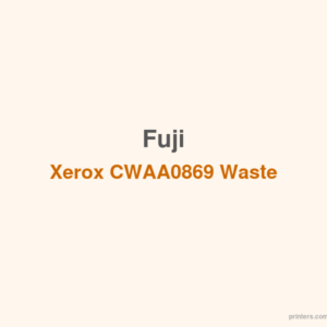 Fuji Xerox CWAA0869 Waste Toner Bottle - 香港原裝行貨 Printers.com.hk