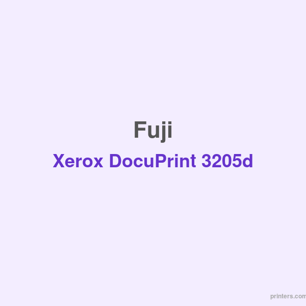 Fuji Xerox DocuPrint 3205d Mono Laser Printer - 香港原裝行貨 Printers.com.hk
