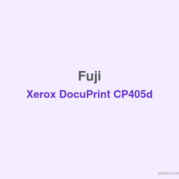 Fuji Xerox DocuPrint CP405d - 香港原裝行貨 Printers.com.hk