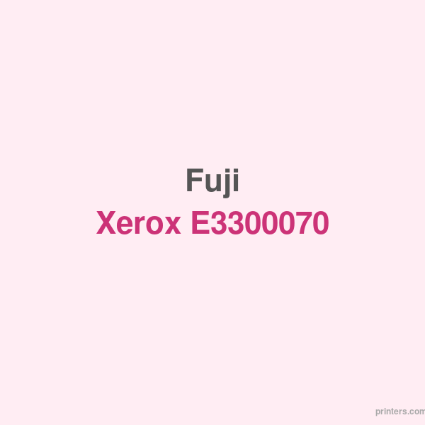 Fuji Xerox E3300070 Maintenance Kit - 香港原裝行貨 Printers.com.hk