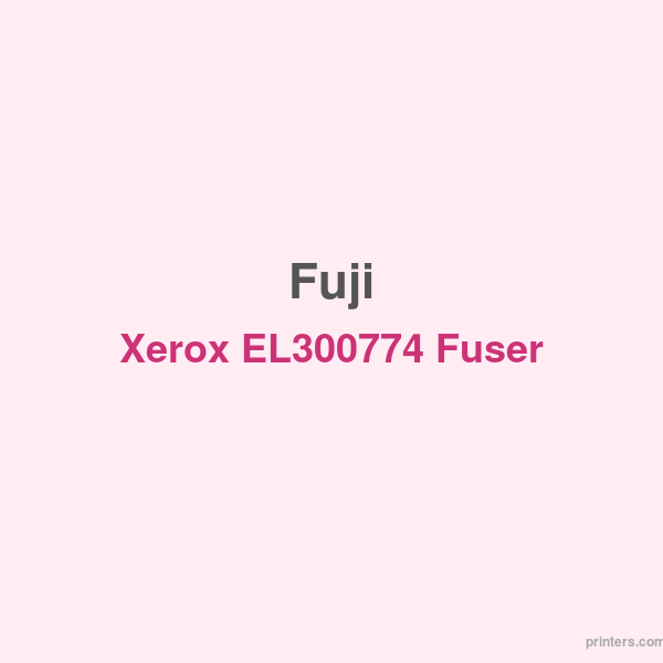 Fuji Xerox EL300774 Fuser Unit - 香港原裝行貨 Printers.com.hk