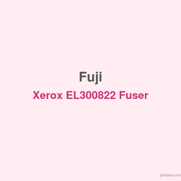 Fuji Xerox EL300822 Fuser unit - 香港原裝行貨 Printers.com.hk