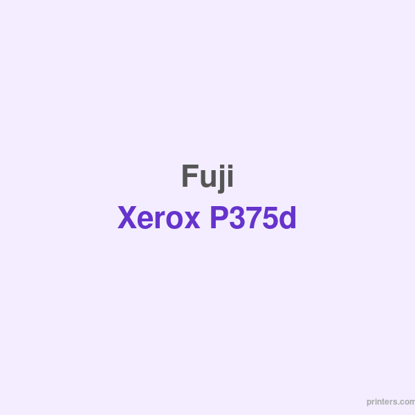 Fuji Xerox DocuPrint P375d Mono Laser Printer - 香港原裝行貨 Printers.com.hk