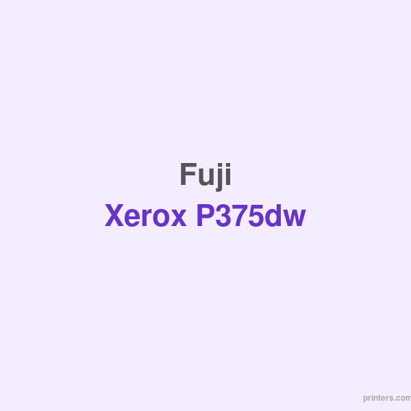 Fuji Xerox DocuPrint P375dw Mono Laser Printer - 香港原裝行貨 Printers.com.hk