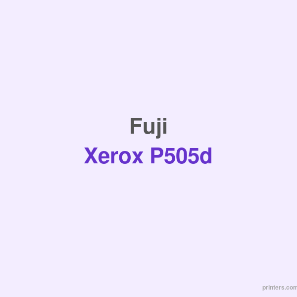 Fuji Xerox DocuPrint P505d - 香港原裝行貨 Printers.com.hk