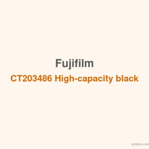 Fuji Xerox Fujifilm CT203486 High-capacity black toner (up to 6,000 pages) - 香港原裝行貨 Printers.com.hk