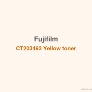 Fuji Xerox Fujifilm CT203493 Yellow toner (up to 2,000 pages) - 香港原裝行貨 Printers.com.hk