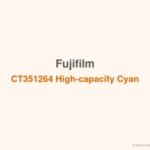 Fuji Xerox Fujifilm CT351264 High-capacity Cyan toner (up to 4,500 pages) - 香港原裝行貨 Printers.com.hk