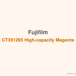 Fuji Xerox Fujifilm CT351265 High-capacity Magenta toner (up to 4,500 pages) - 香港原裝行貨 Printers.com.hk
