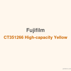 Fuji Xerox Fujifilm CT351266 High-capacity Yellow toner (up to 4,500 pages) - 香港原裝行貨 Printers.com.hk