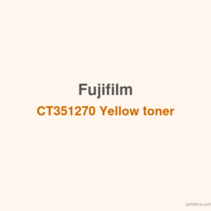 Fuji Xerox Fujifilm CT351270 Yellow toner (1,500 pages) - 香港原裝行貨 Printers.com.hk