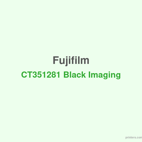 Fuji Xerox Fujifilm CT351281 Black Imaging Unit - 香港原裝行貨 Printers.com.hk