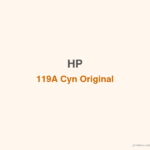 HP 119A Cyn Original Laser Toner Cartridge - 香港原裝行貨 Printers.com.hk