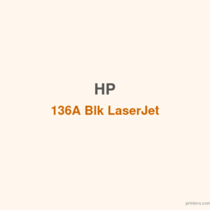 HP 136A Blk LaserJet Toner Cartridge - 香港原裝行貨 Printers.com.hk
