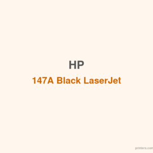 HP 147A Black LaserJet Toner Cartridge - 香港原裝行貨 Printers.com.hk