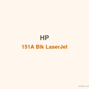 HP 151A Blk LaserJet Toner Cartridge - 香港原裝行貨 Printers.com.hk