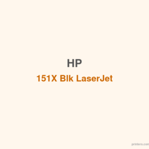 HP 151X Blk LaserJet Toner Cartridge - 香港原裝行貨 Printers.com.hk