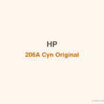 HP 206A Cyn Original LaserJet Toner Cartridge - 香港原裝行貨 Printers.com.hk