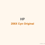 HP 206X Cyn Original LaserJet Toner Cartridge - 香港原裝行貨 Printers.com.hk