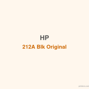 HP 212A Blk Original LaserJet Toner Cartridge - 香港原裝行貨 Printers.com.hk