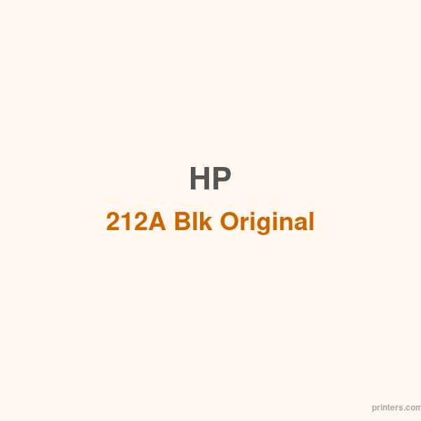 HP 212A Blk Original LaserJet Toner Cartridge - 香港原裝行貨 Printers.com.hk